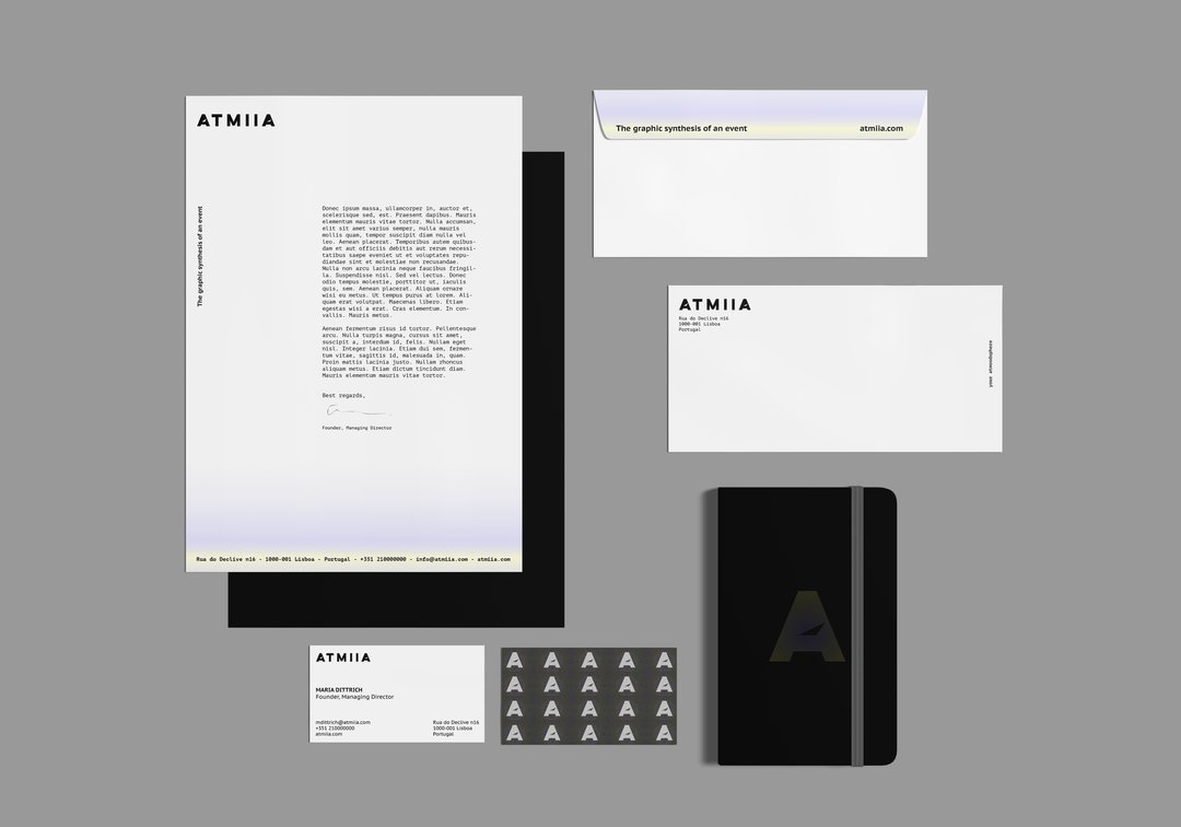Atmiia stationery